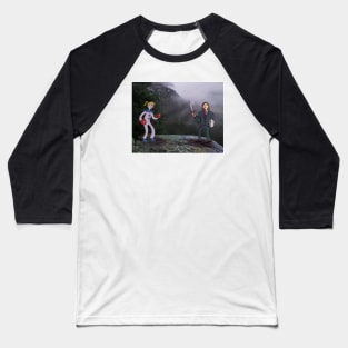 Clown V. Suit Baseball T-Shirt